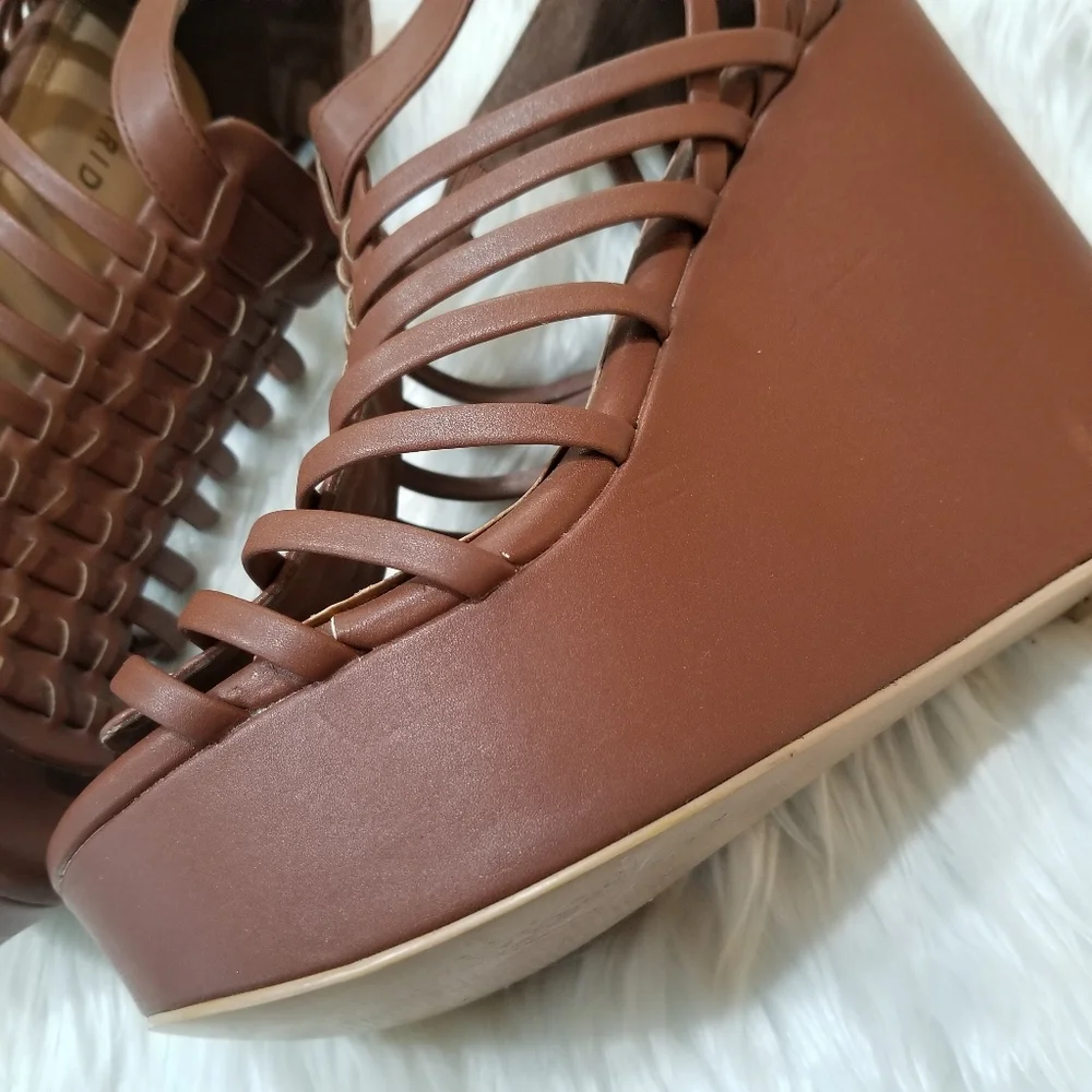COPY - TORRID Platform Sandals With Strap Camel Color SIZE 8W. - Picture 11 of 17